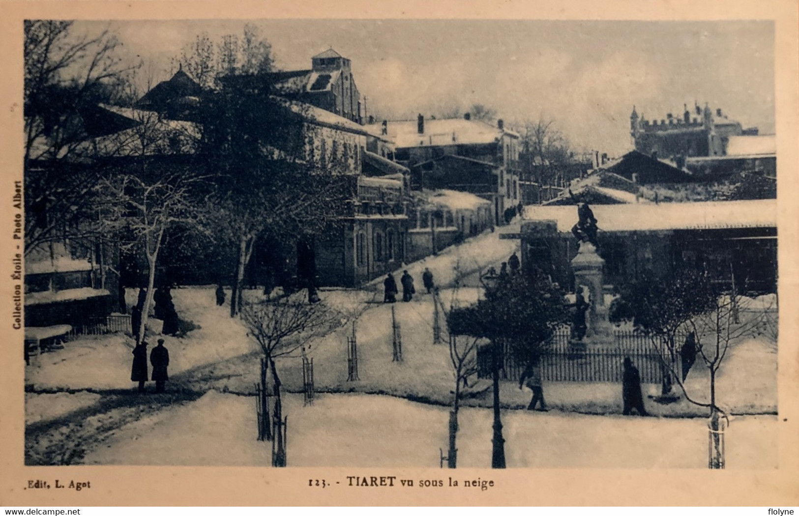 Tiaret - Vue De La Ville Sous La Neige - En Hiver - Algérie Algeria - Tiaret