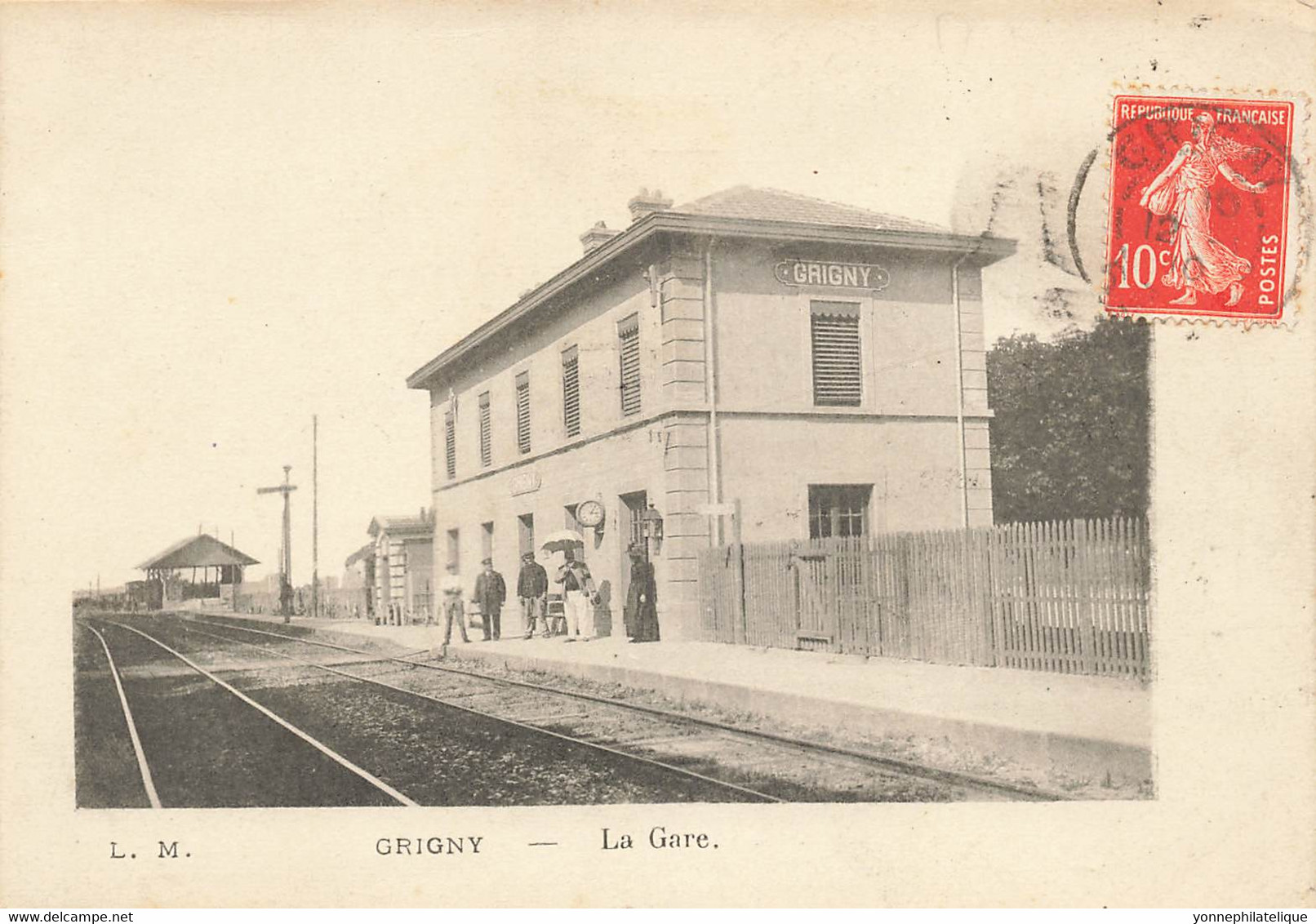 69 - RHÔNE - Thème GARES - GRIGNY - Gare - Superbe - 10640 - Grigny