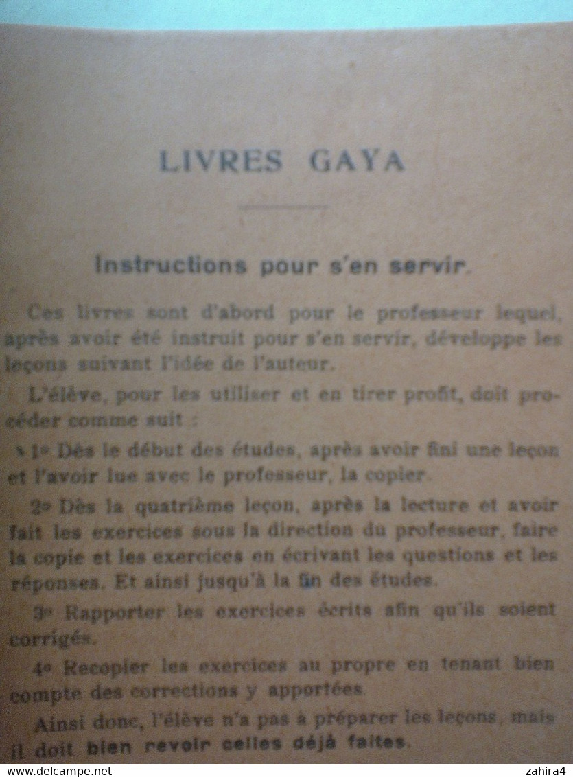 Libros Gaya - Idioma Espanol - Octava Edicion - Academia Gaya Paris Fondado En Paris En 1904 - Schulbücher