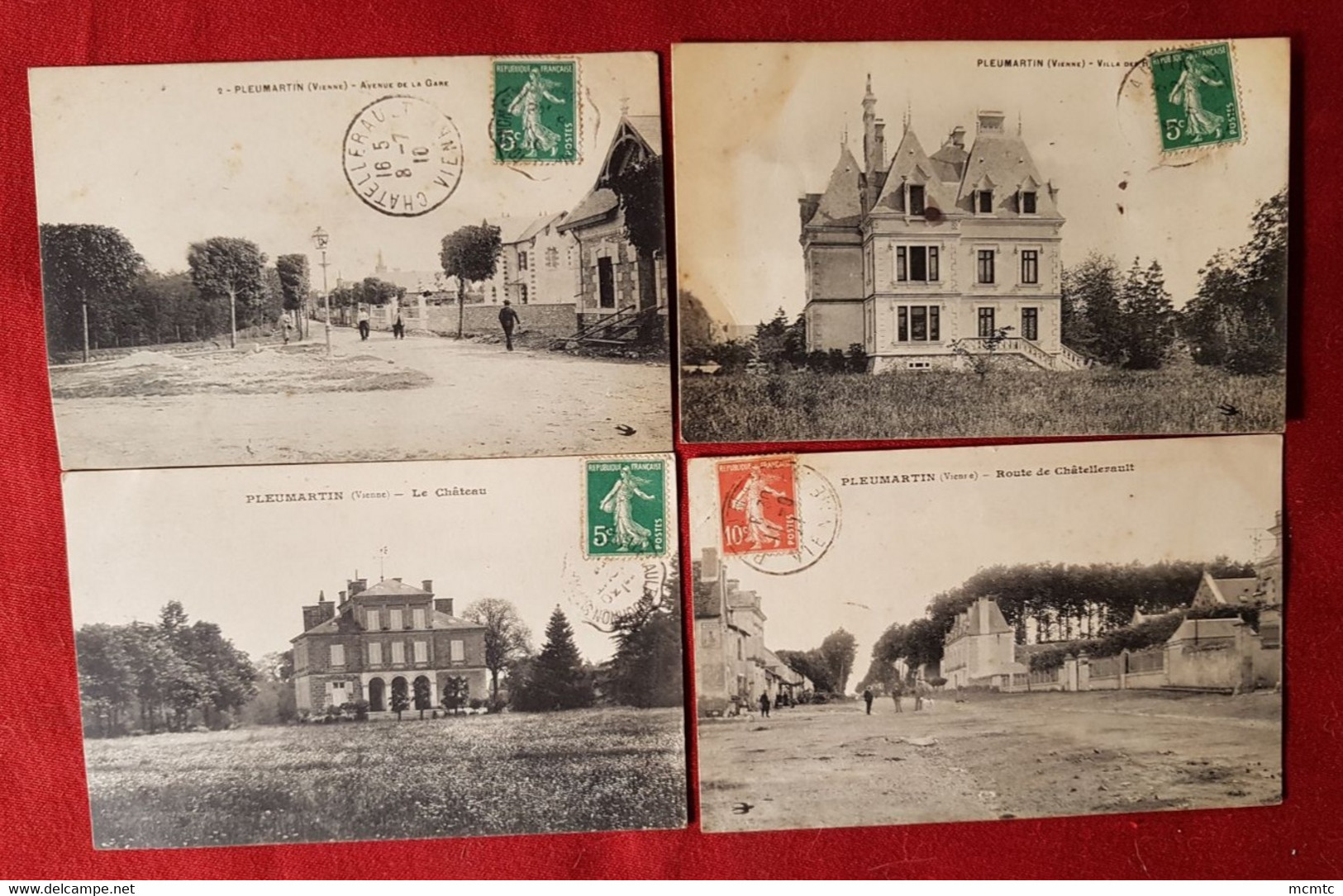 7 Cartes -    Pleumartin  -(Vienne) - Pleumartin