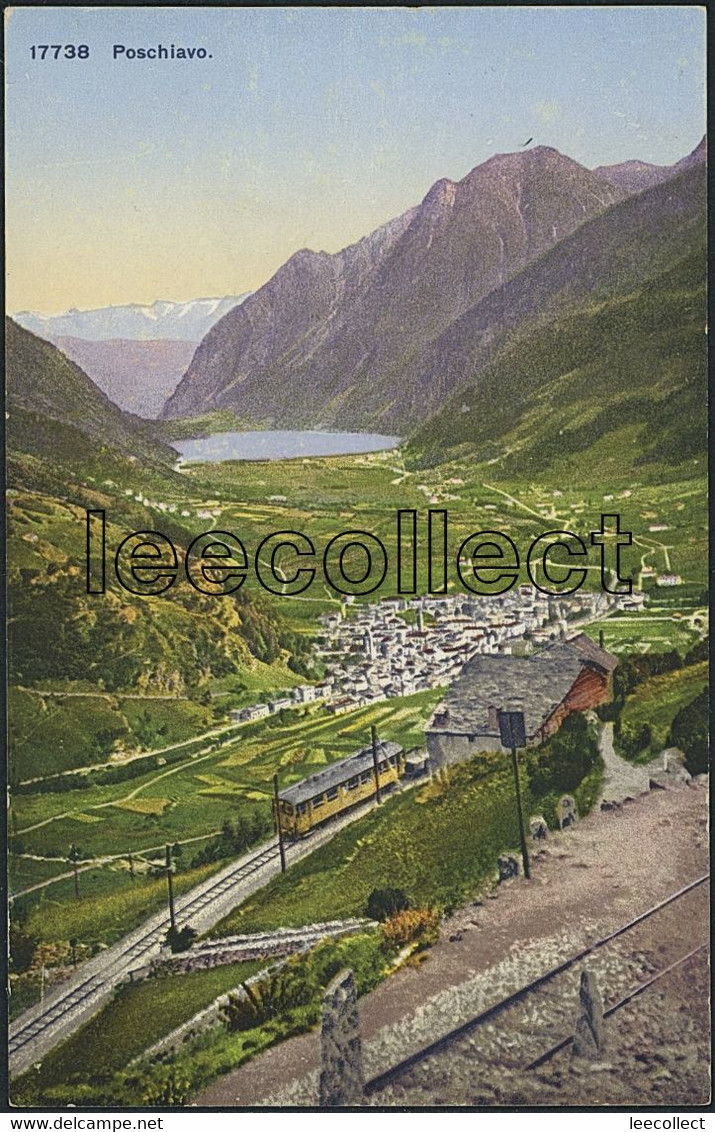 Suisse - GR Alp Grüm - Bernina Bahn BB - RhB - Poschiavo - Poschiavo