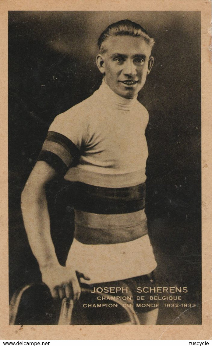 Joseph SCHERENS (Champion Du Monde 1932-1933) Ciclismo Cyclisme Cycling - Ciclismo