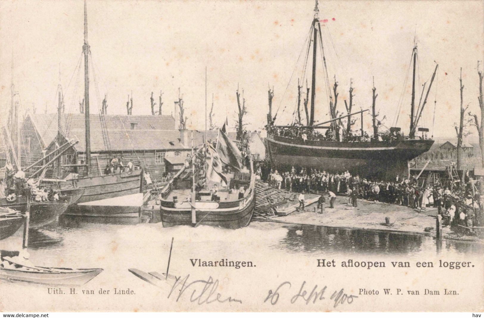 Vlaardingen Het Aflopen Van Een Logger 1026 - Vlaardingen