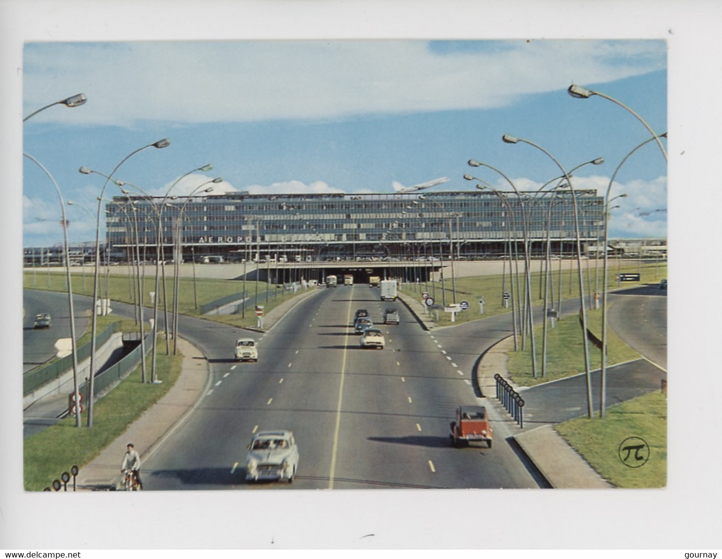 Aéroport Paris Orly : L'aérogare (cp Viergen°181 éd P.I.) Citroen 2 CV DS - Luchthaven