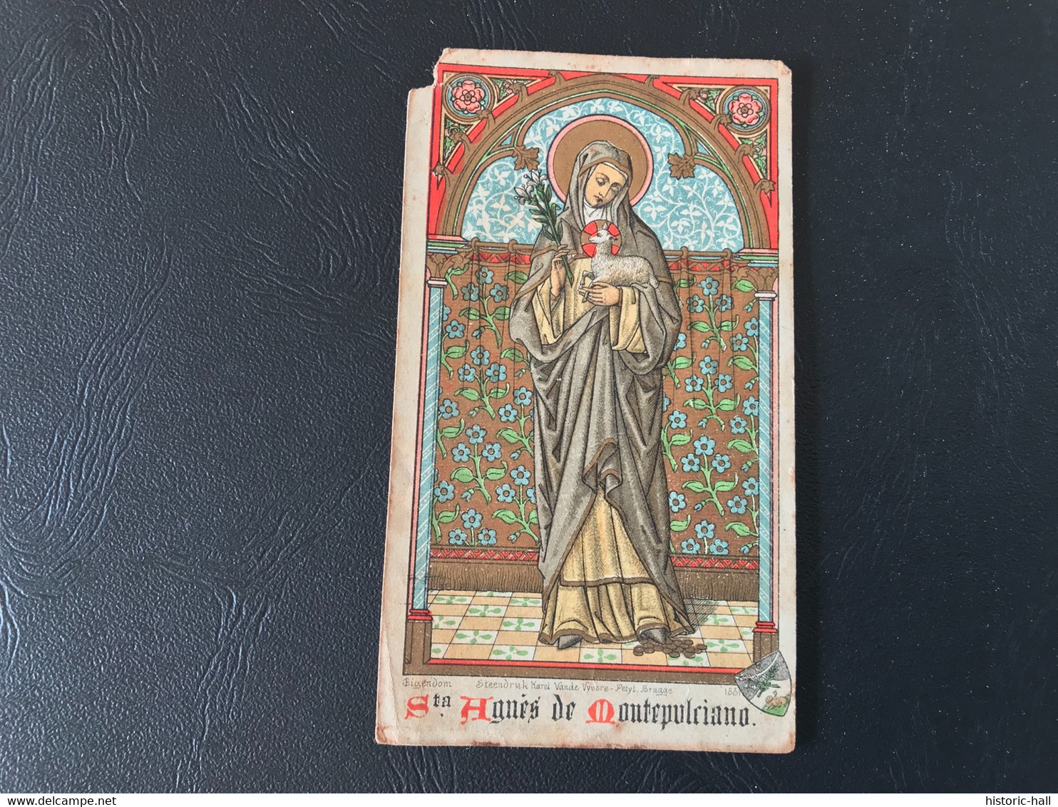 1881 - STA AGNES DE MONTEPULCIANO - Devotion Images