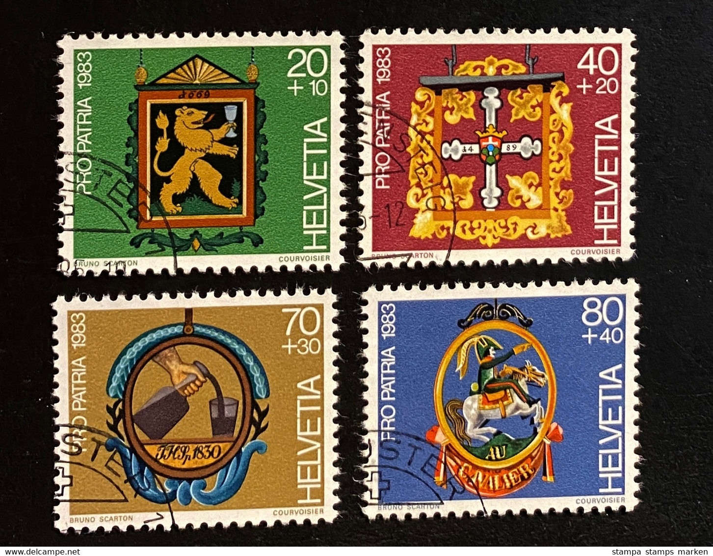 Schweiz Pro Patria 1983  Mi. 1251 - 1254 Gestempelt/o - Oblitérés