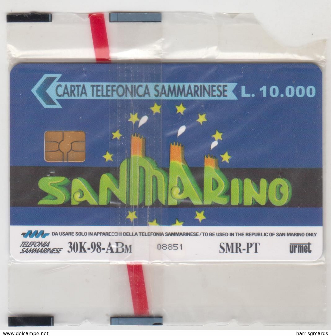 SAN MARINO (Chip) - Europa Card Show '98, RSM 034, 10.000 L, Tirage 30.000, Mint - San Marino