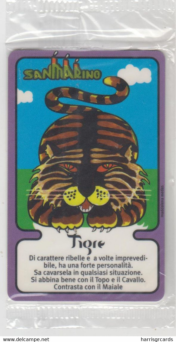 SAN MARINO (Chip) - Tigre, RSM 036A, Chip:S35 (Module 35), 3.000 L, Tirage 29.000, Mint - San Marino