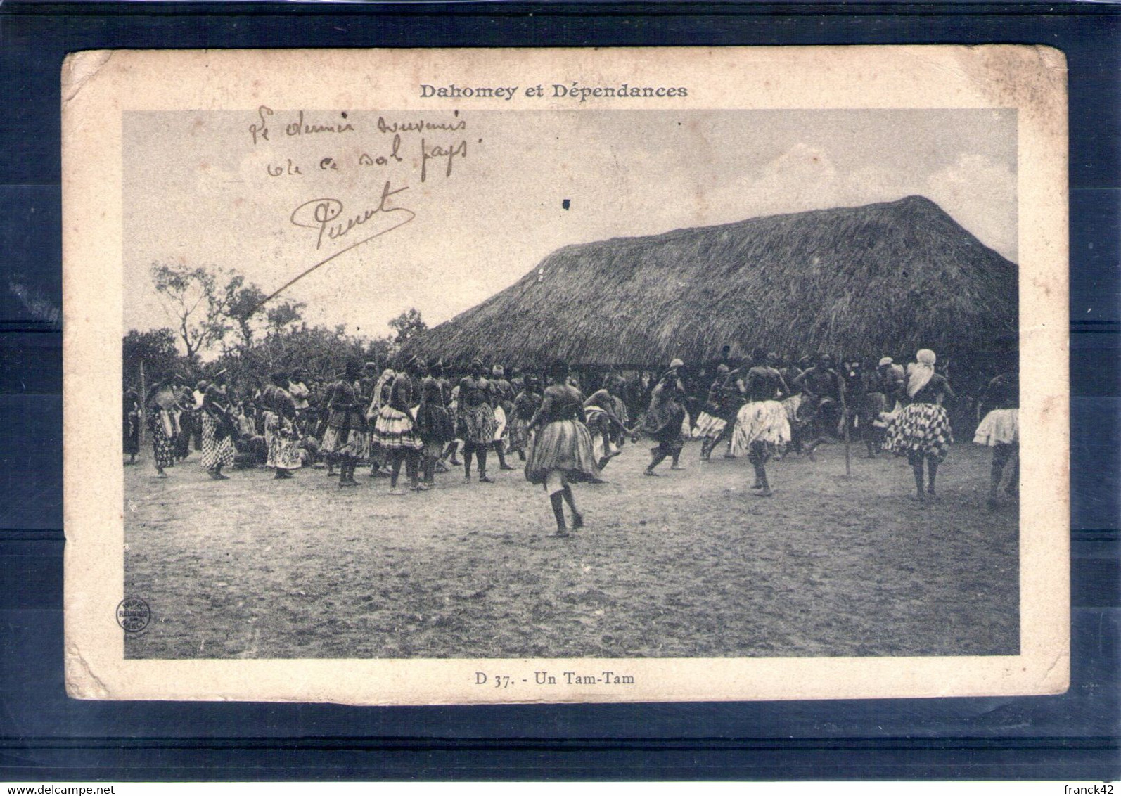 Dahomey. Un Tam Tam. état Moyen - Dahomey
