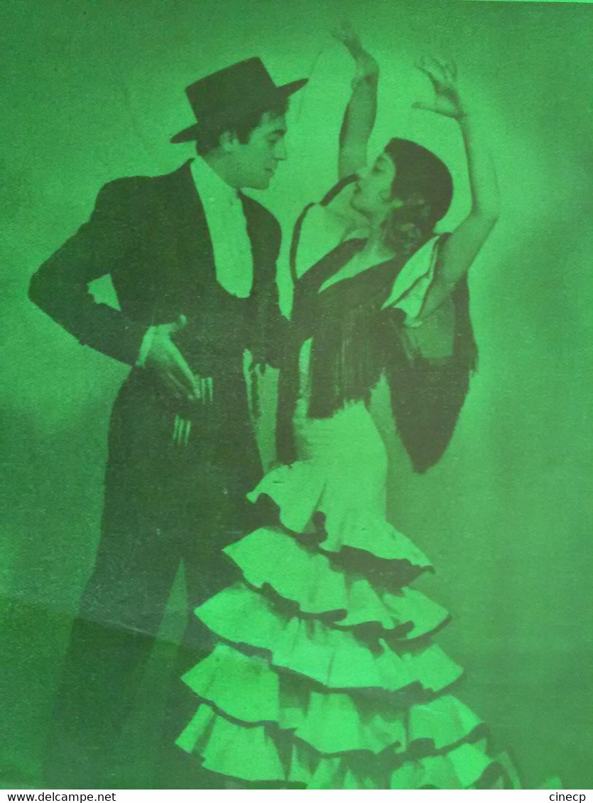 AFFICHE ORIGINALE ANCIENNE Danse Flamenco Gina Combi José Estrada Etoile Opéra Affichette Espagne 1950's - Plakate & Poster