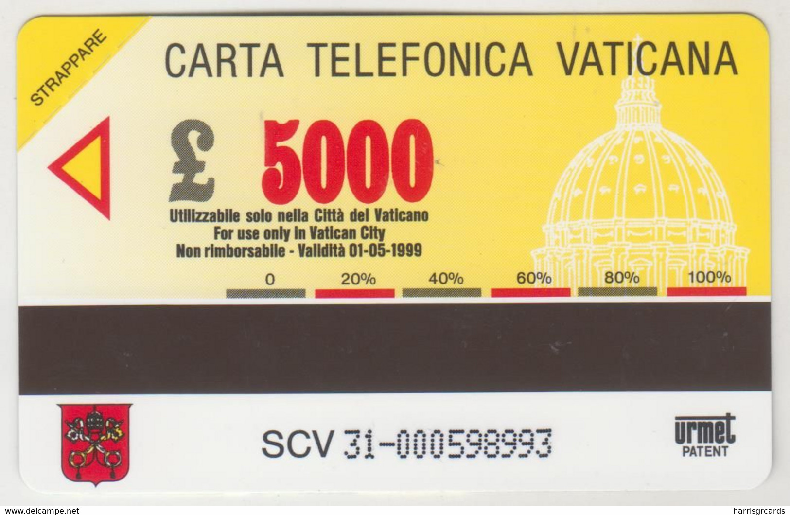 VATICAN - Giardini Vaticani, 01/97, 5.000 ₤., Tirage 25,900, Mint - Vaticano