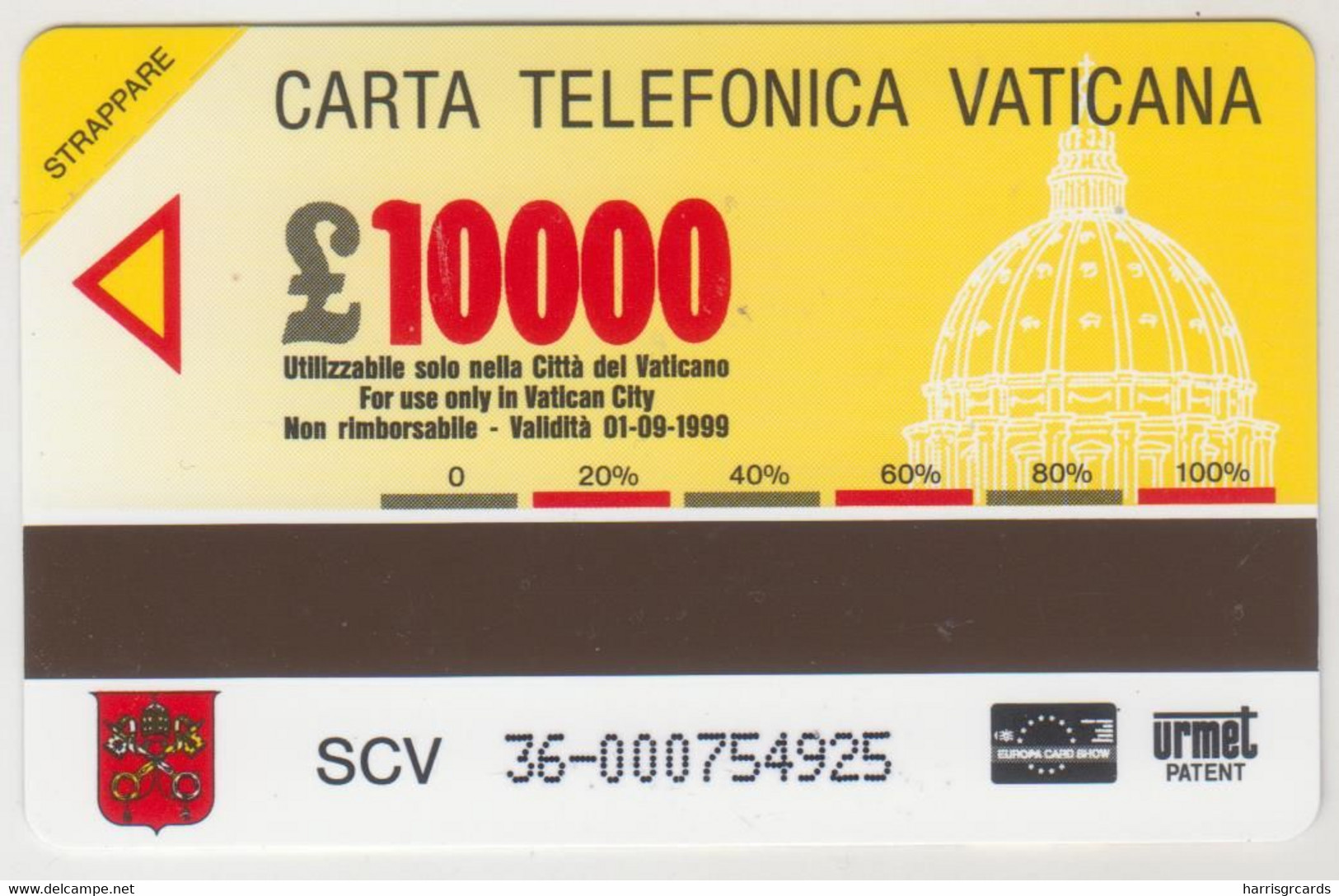 VATICAN - Viaggi Del Papa - Libano, 08/97, 10.000 ₤., Tirage 29,900, Mint - Vaticano