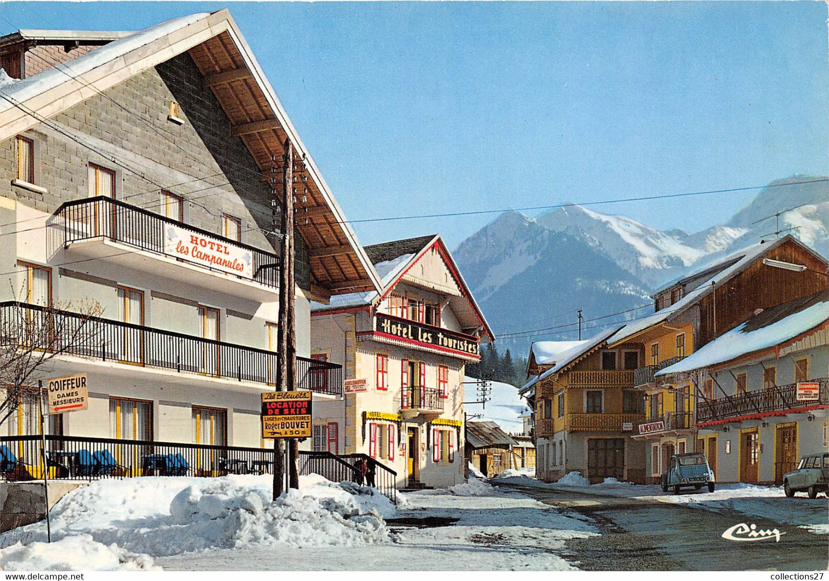 74-ABONDANCE- HÔTEL LES CAMPANULES ET LES TOURISTES - Abondance