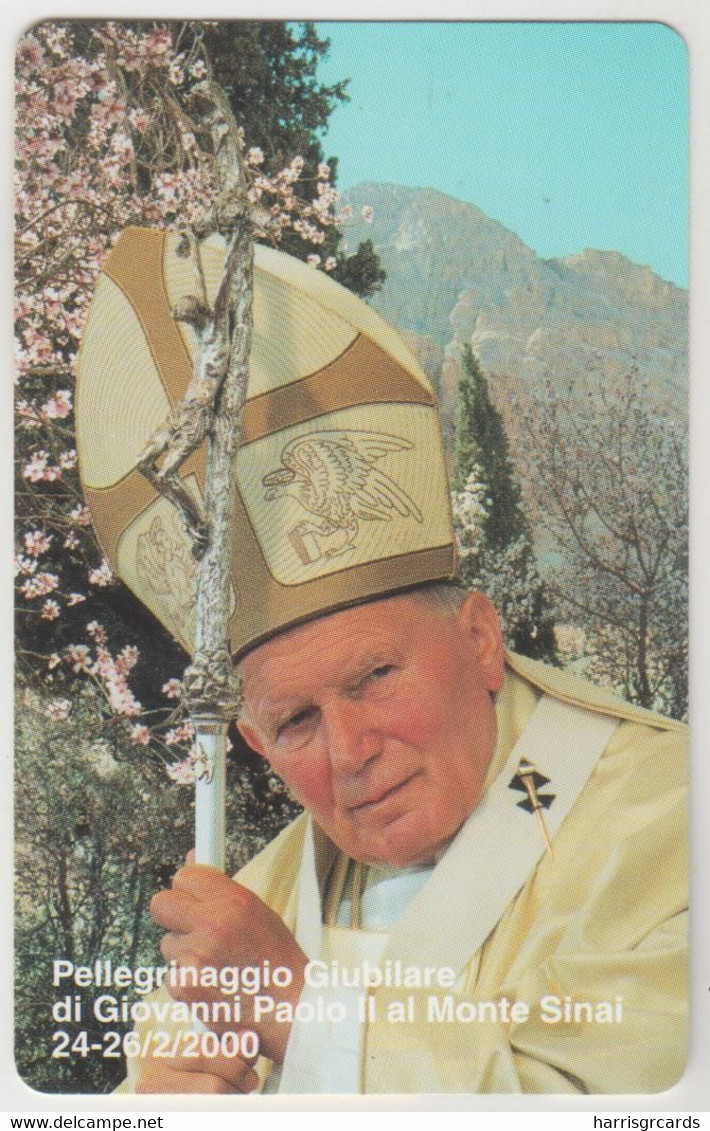 VATICAN - Pellegrinaggio Al Monte Sinai, 05/00, 10.000 ₤., Tirage 14,000, Mint - Vatikan