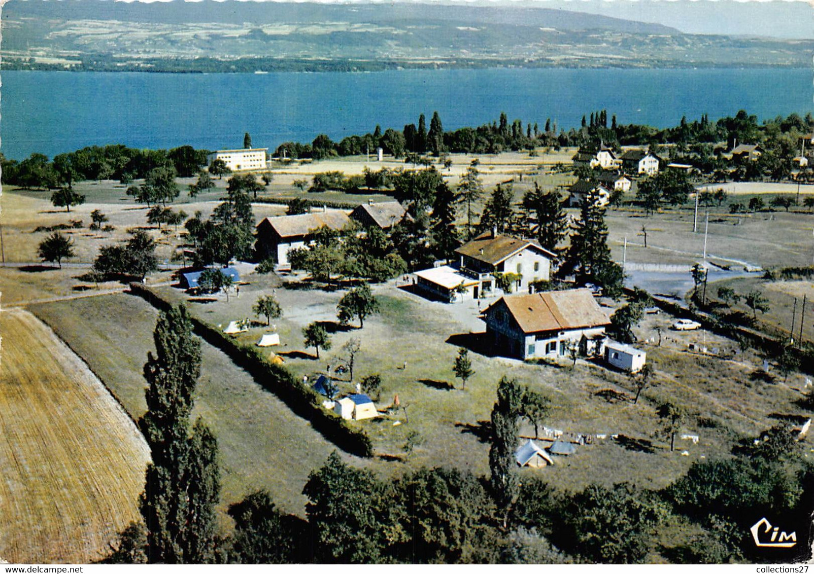 74-MESSERY-VUE GENERALE AERIENNE LA MAISON FAMILIALE ET LE CÔTE SUISSE - Messery