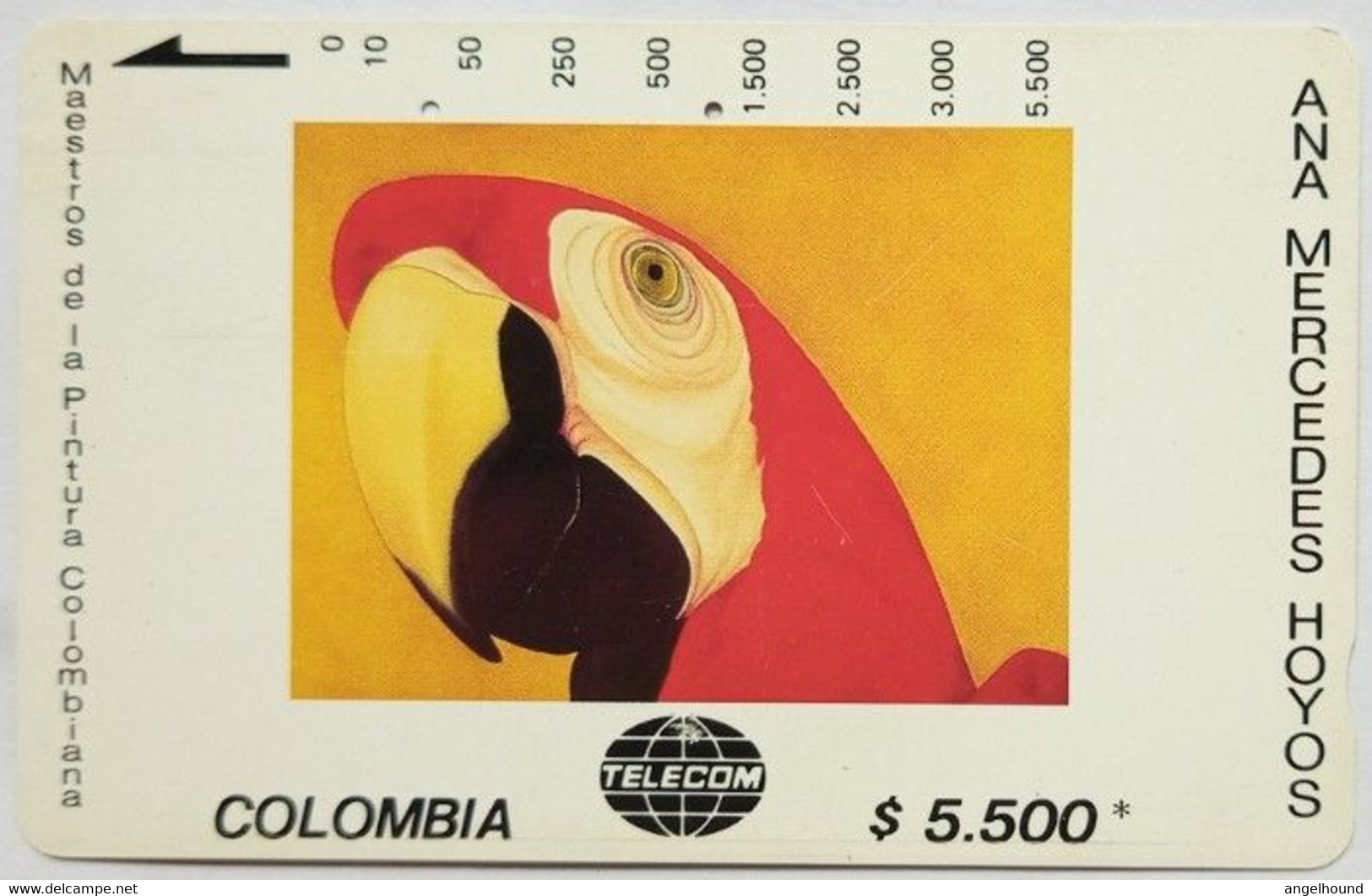 Colombia $5,500 Ana Mercedes Hoyos " Ara Macad " Simbolos - Colombie