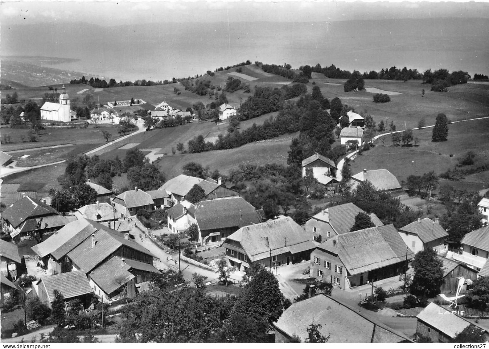 74-THOLLON- LE CHEF LIEU ET NOUY VUE DU CIEL - Thollon