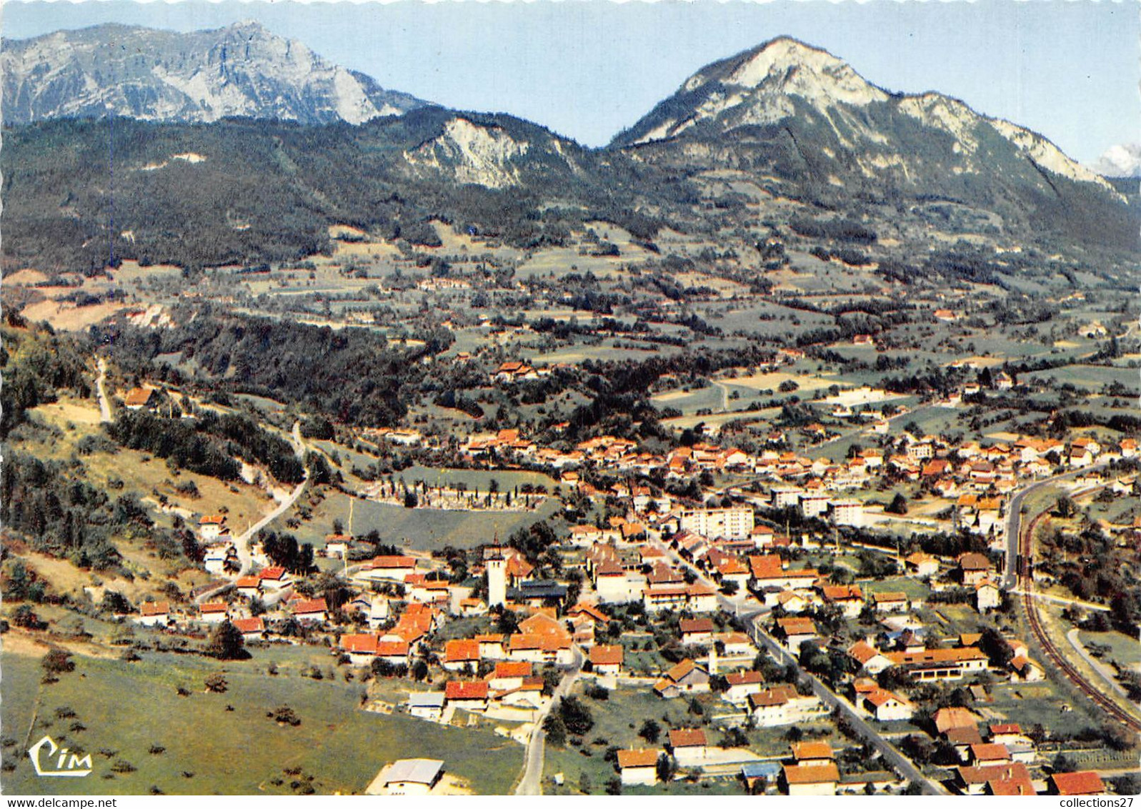 74-MARIGNIER- VUE PANORAMIQUE AERIENNE - Other & Unclassified