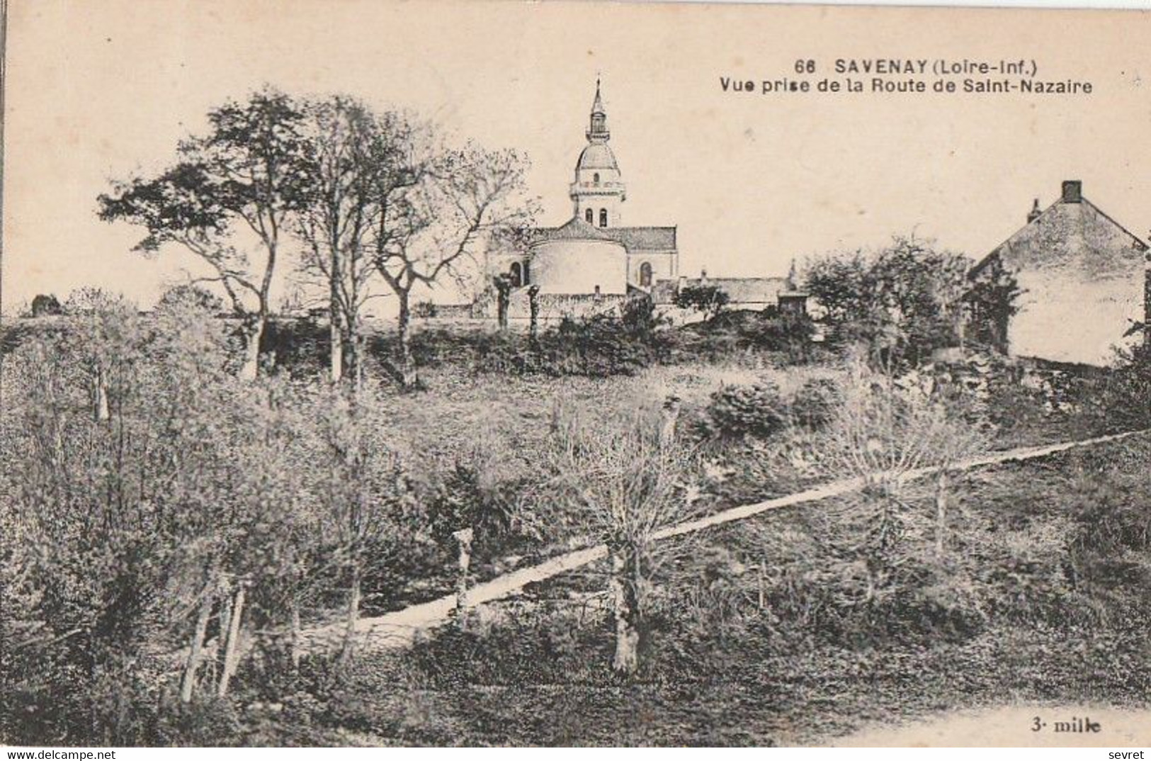 SAVENAY. - Vue Prise De La Route De Saint-Nazaire - Savenay