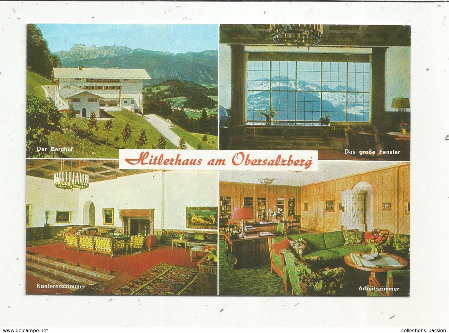 Cp, Allemagne , Hitlerhaus Am Obersalzberg , La Maison D'Hitler , Voyagée 1996 , Multivues - Berchtesgaden