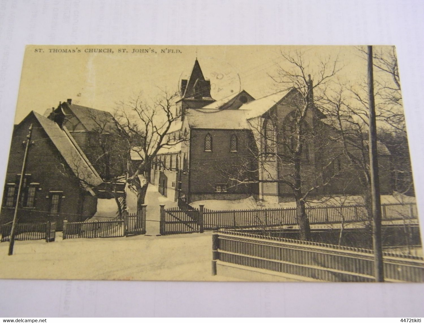 CPA - Amérique - Canada - Terre Neuve & Labrador - St Saint John's- St Saint Thomas's Church - 1920 - SUP (GH 36) - St. John's