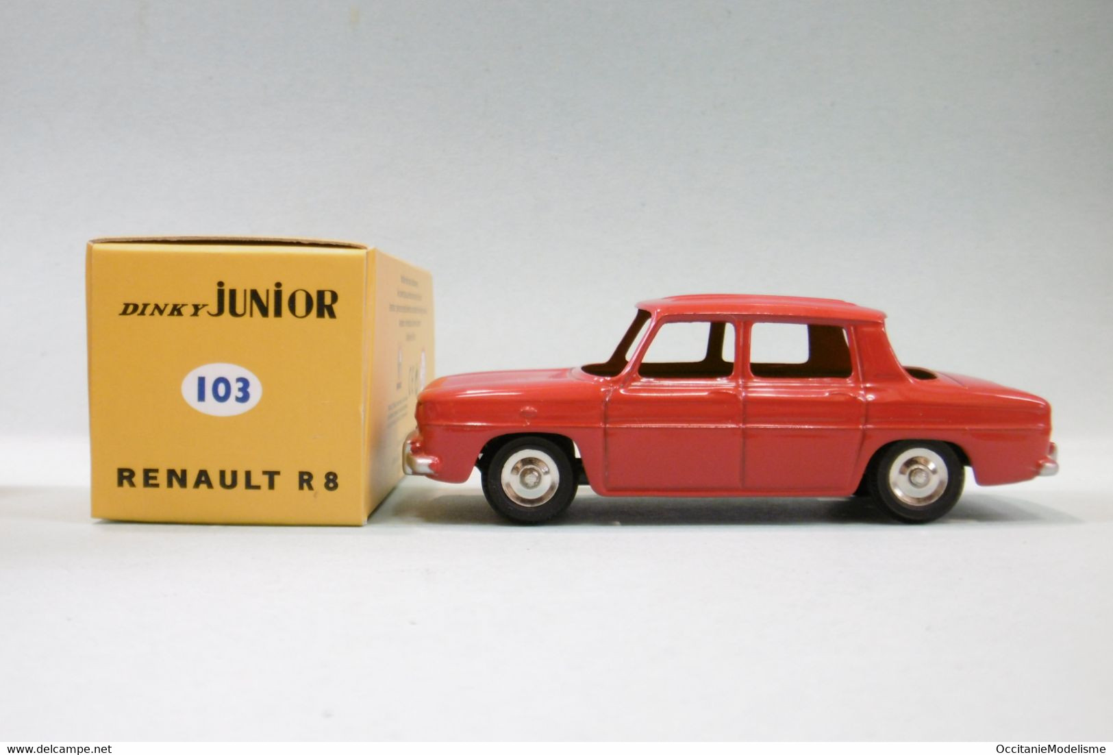 Dinky Toys / Atlas - COFFRET Dinky Junior PEUGEOT 404 + RENAULT R8 + CITROEN 2CV Réf. 100 J BO 1/43 - Dinky