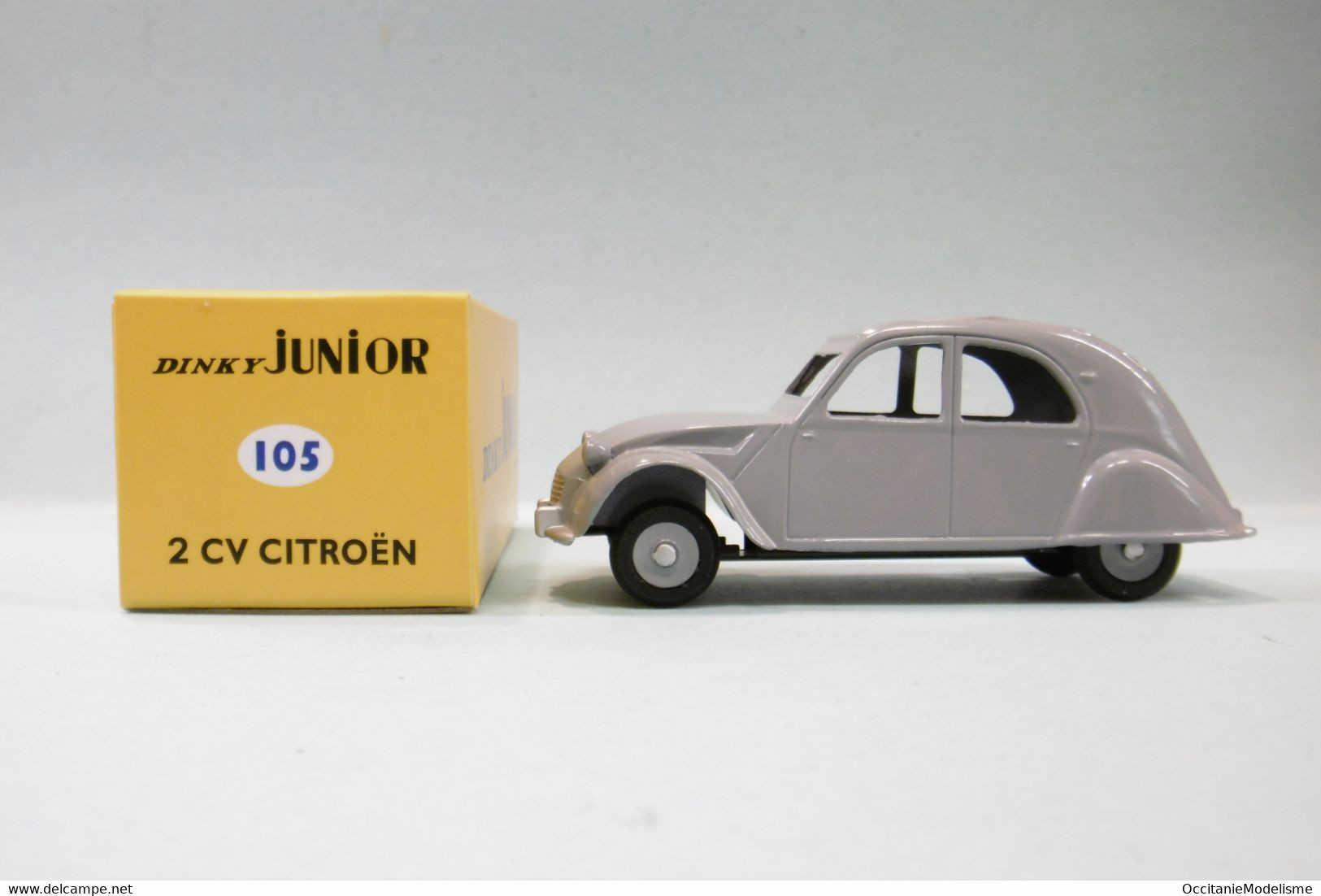 Dinky Toys / Atlas - COFFRET Dinky Junior PEUGEOT 404 + RENAULT R8 +  CITROEN 2CV réf. 100 J BO 1/43