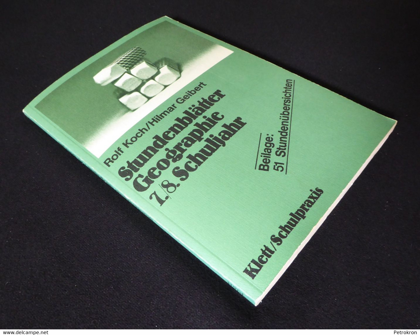 Klett Stundenblätter Geographie 7. Und 8. Schuljahr Sekundarstude 1 Retro 1980 Mit Beilagen - Livres Scolaires