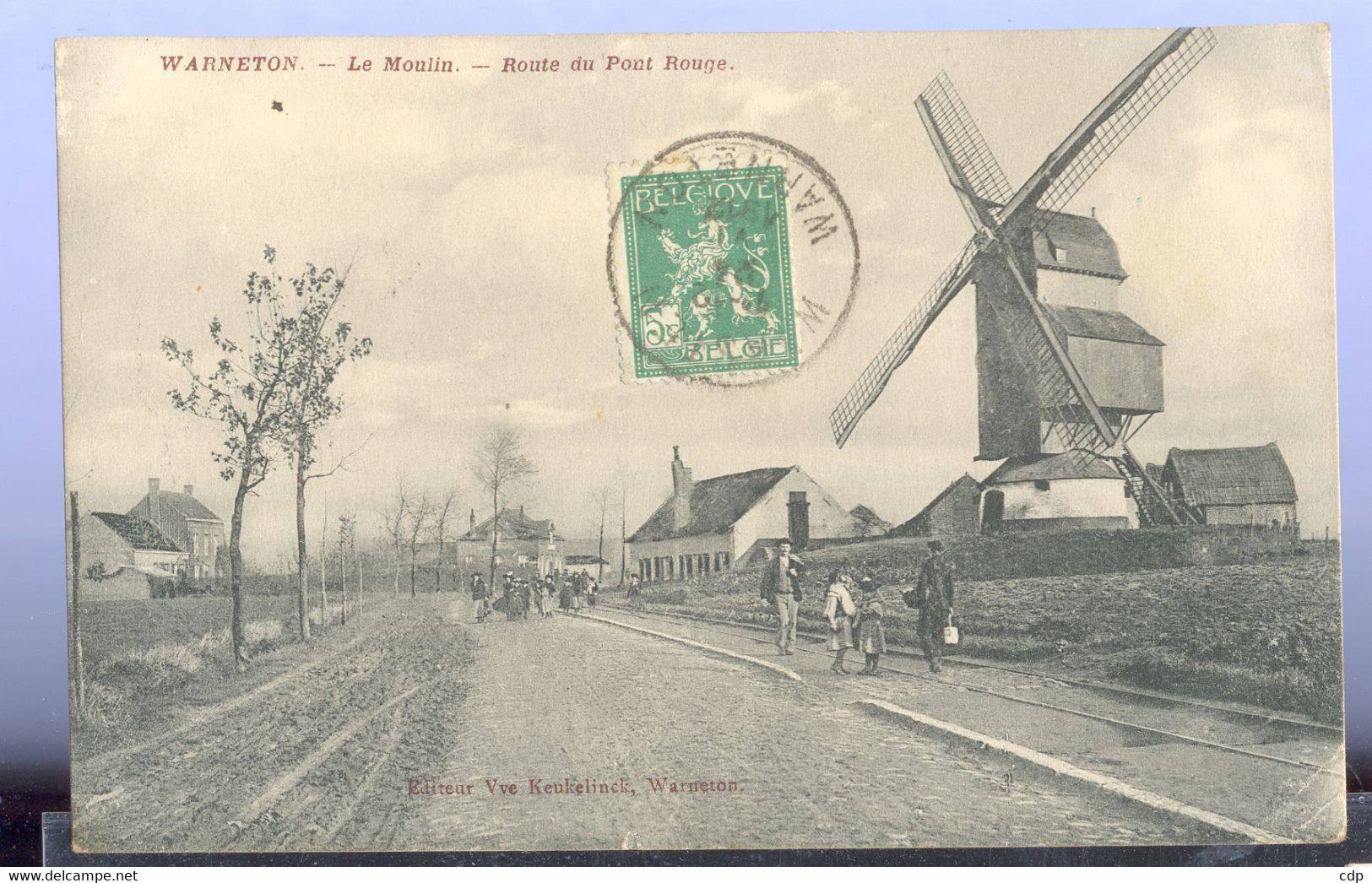 Cpa Warneton  Moulin   1932 - Komen-Waasten