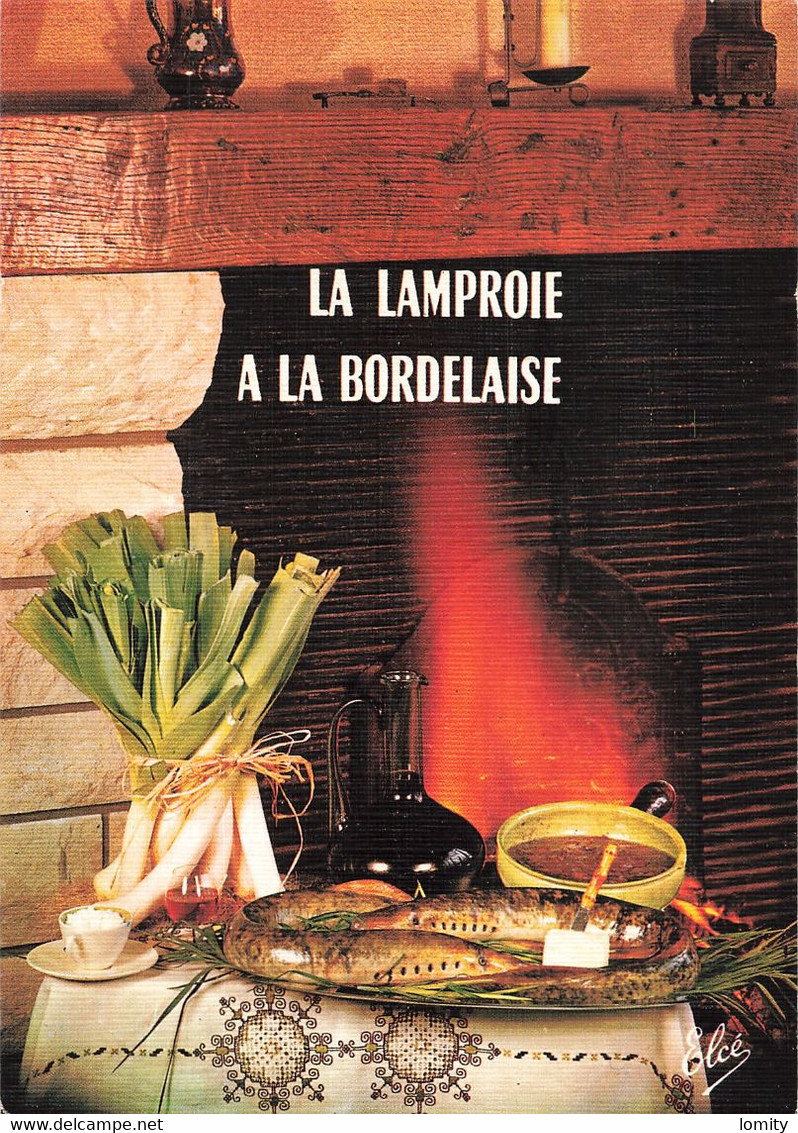 Recette De Cuisine CPM Lamproie Bordelaise N°1689 Recette Gastronomique Régionale Recettes Gastronomiques Régionales - Recettes (cuisine)