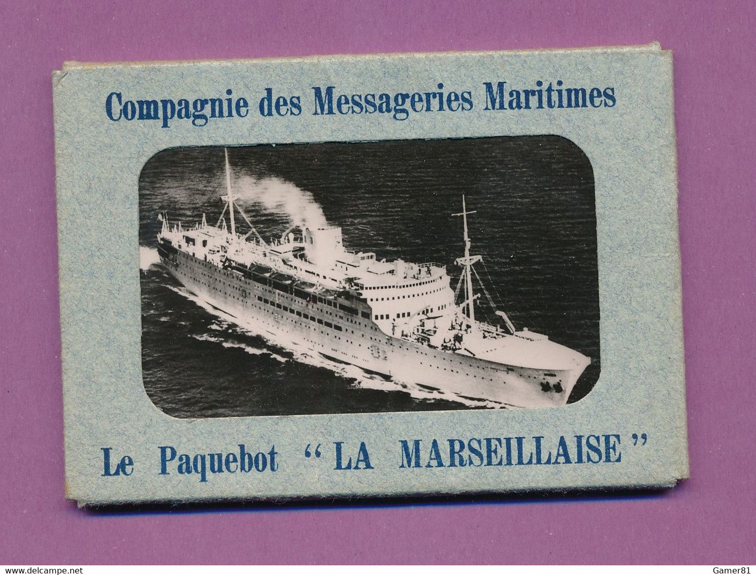 Compagnie Des Messageries Maritimes  - Le Paquebot LA MARSEILLAISE - Pochette 10 Cartes 9 X 6.5 Cm - Paquebote