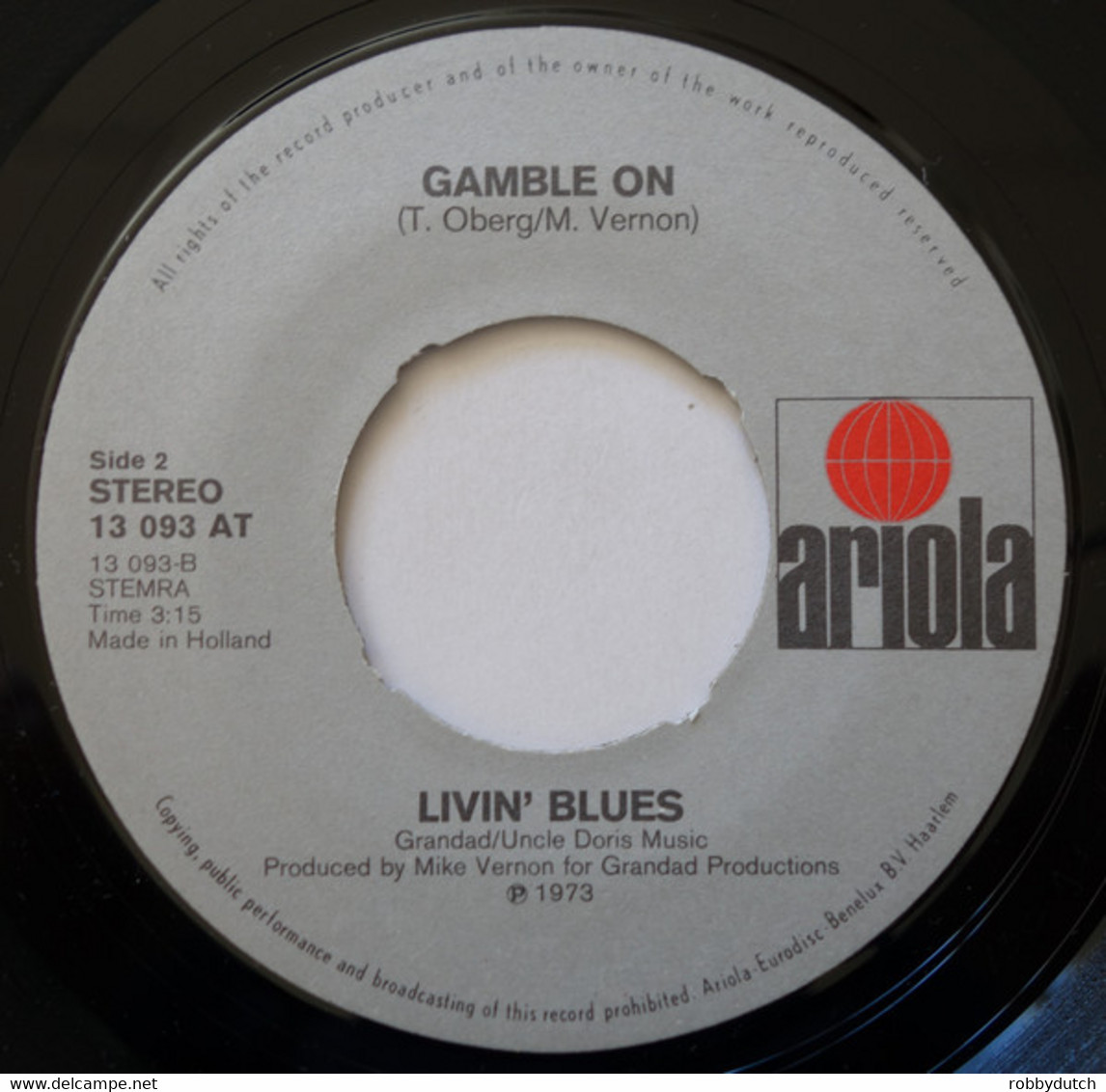 * 7" *  LIVIN'  BLUES - POINSETTA PETAL - Blues