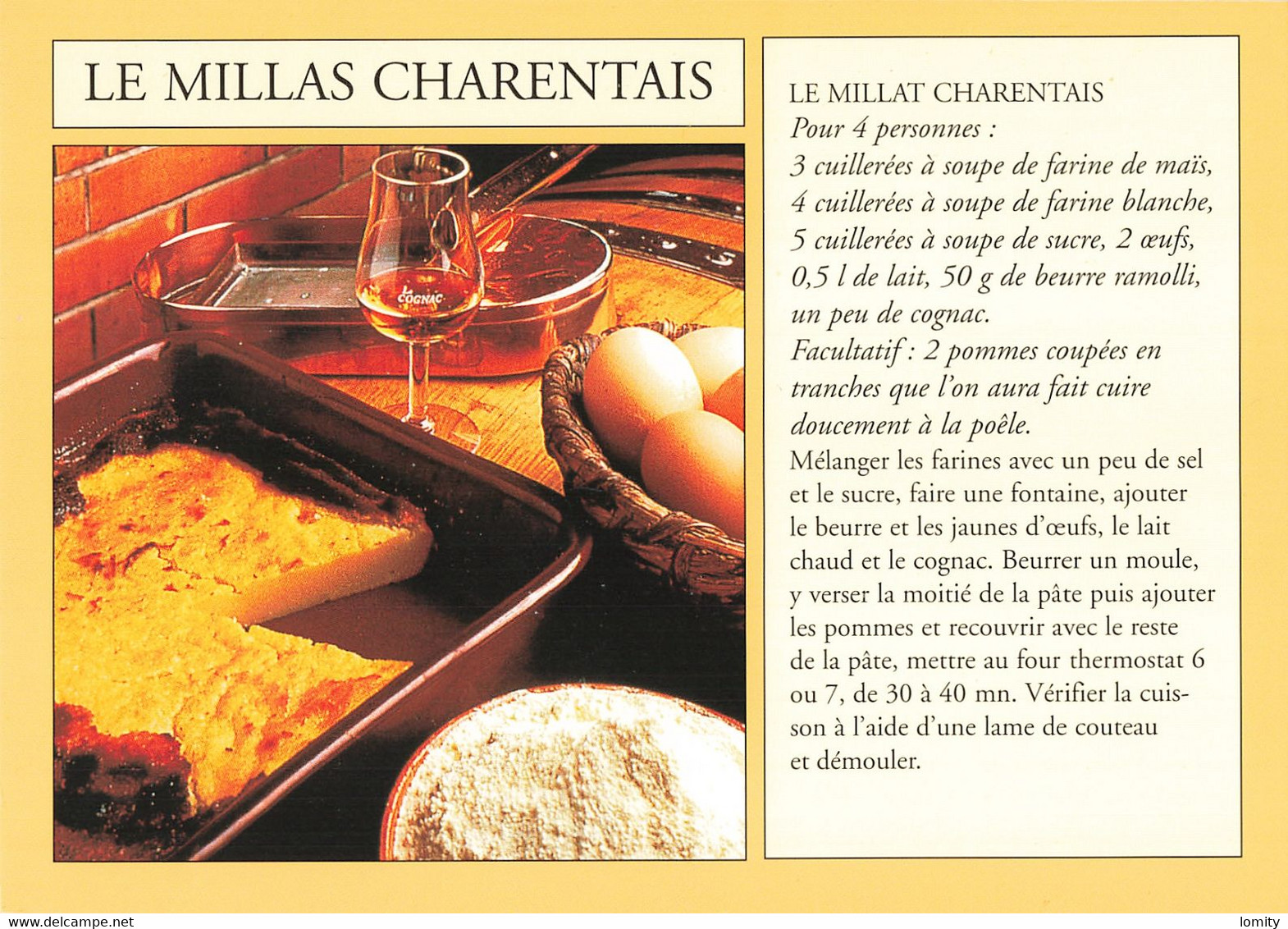 Recette De Cuisine CPM Le Millas Charentais - Recettes (cuisine)