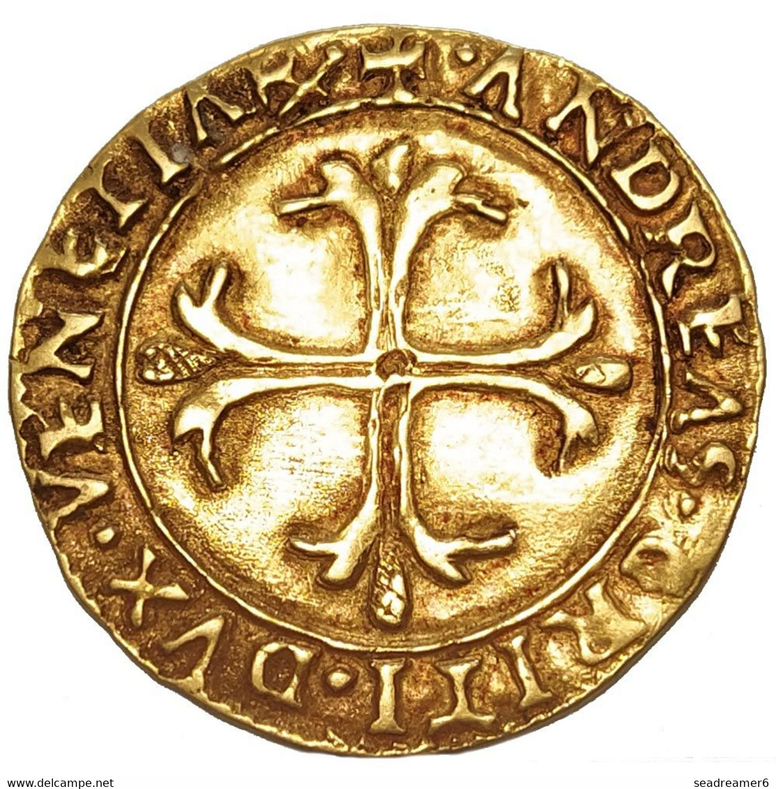 Pièce Italienne Or - République De Venise - Andrea Gritti - Scudo D'oro - 1523-1539 AD - Venise - Monnaies Féodales