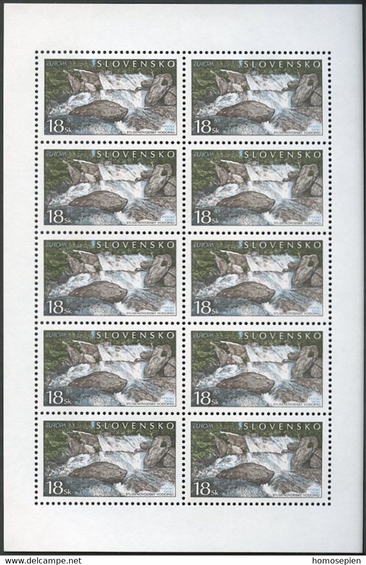 Slovaquie - Slovakia - Slowakei Bloc Feuillet 2001Y&T N°F346 - Michel N°KB394 *** - 18k EUROPA - Blocks & Sheetlets