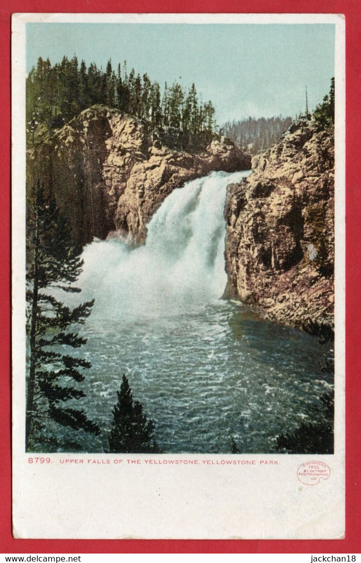 --UPPER FALLS OF THE YELLOWSTONE / YELLOWSTONE PARK - Chutes Supérieures Du Parc De Yellowstone -- - Yellowstone