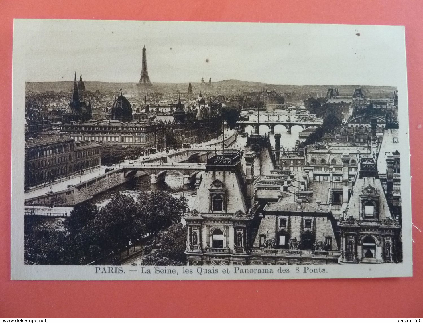 PARIS  LA SEINE, LES QUAIS ET PANORAMA DES 8 PONTS - Brücken