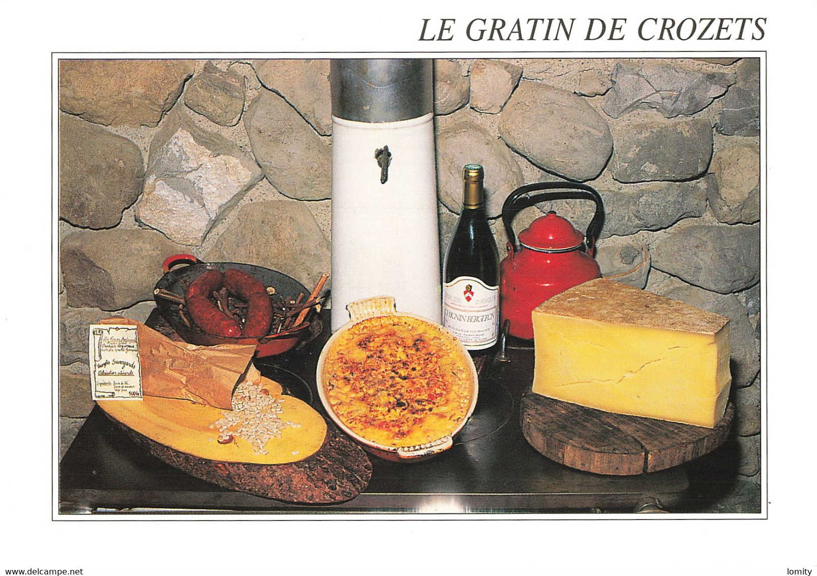 Recette De Cuisine CPM Le Gratin De Crozets - Recettes (cuisine)