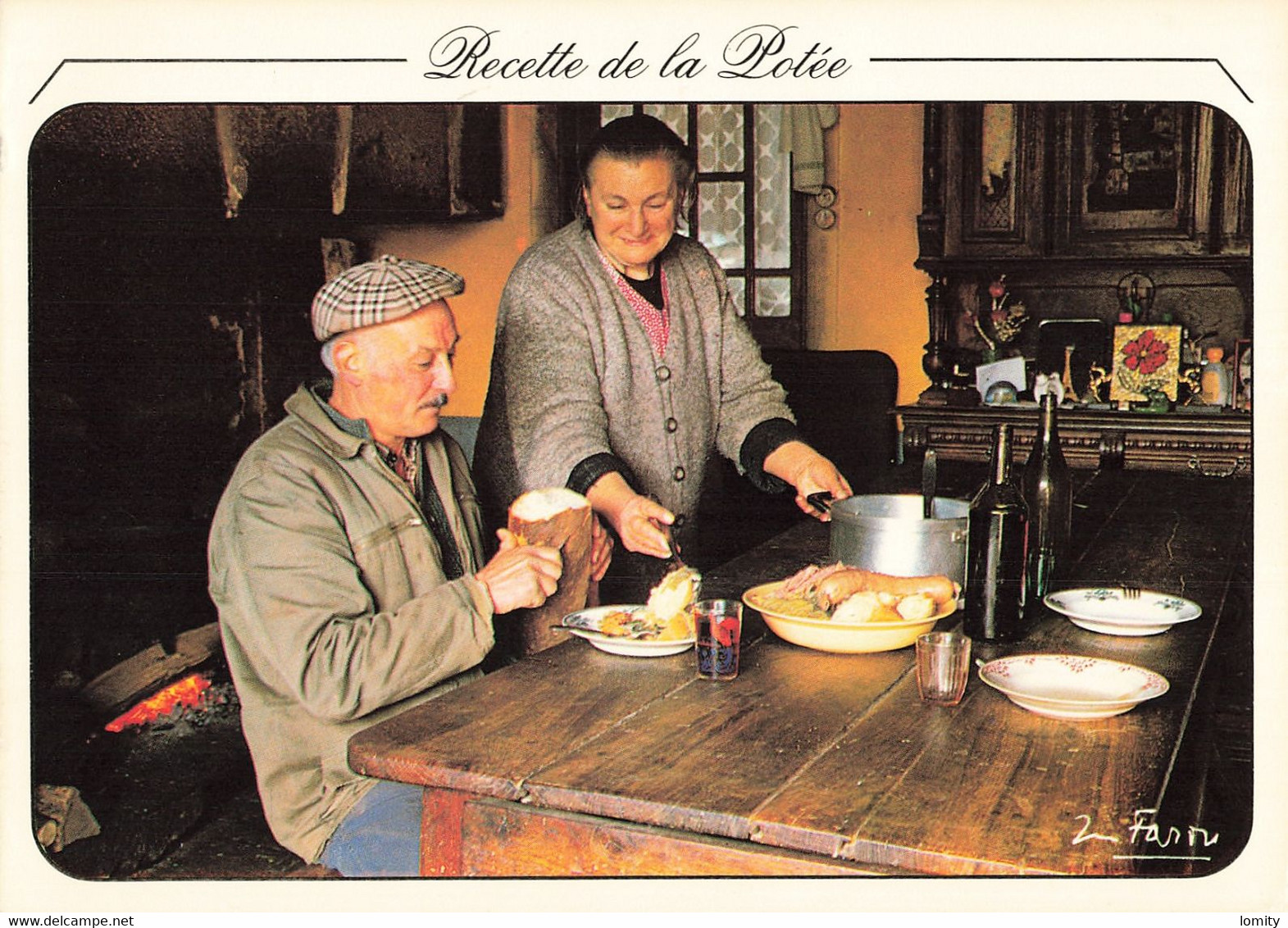 lot 12 cartes postales recette de cuisine CPM far breton kouign aman teurgoule potée soupe caillou huitres au cidre