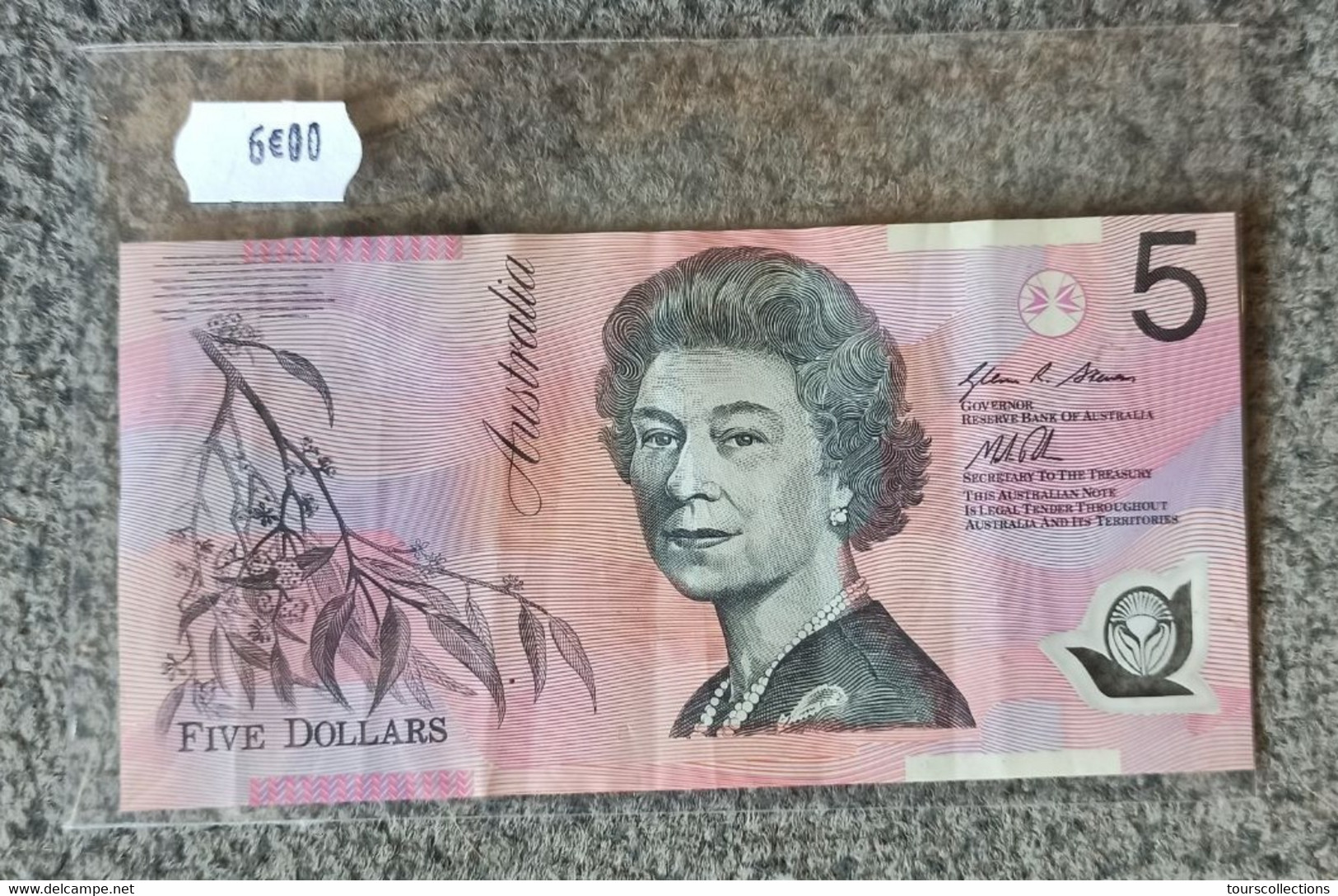 Billet AUSTRALIE - 5 FIVE DOLLARS - Reine Elisabeth II  KM: 57e - 2005-... (billetes De Polímero)