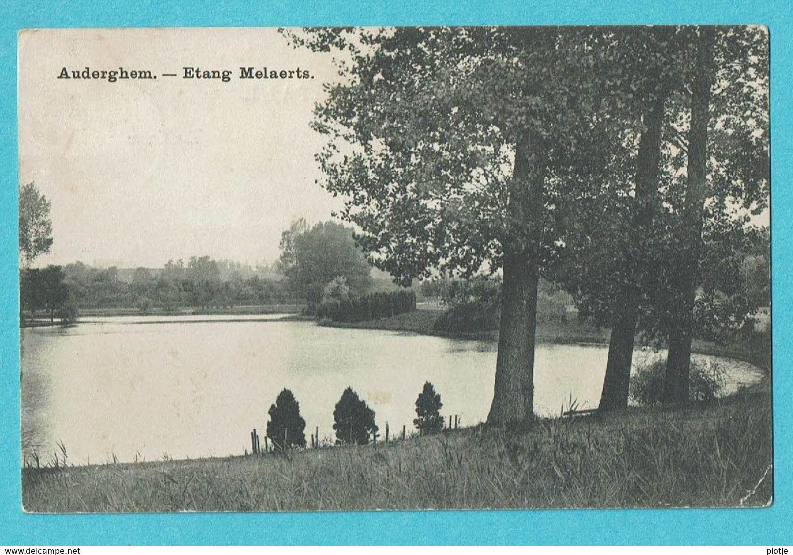 * Oudergem - Auderghem (Brussel - Bruxelles) * étang Melaerts, Vijver, Lac, Bois, Old, Rare, Unique, TOP - Oudergem - Auderghem