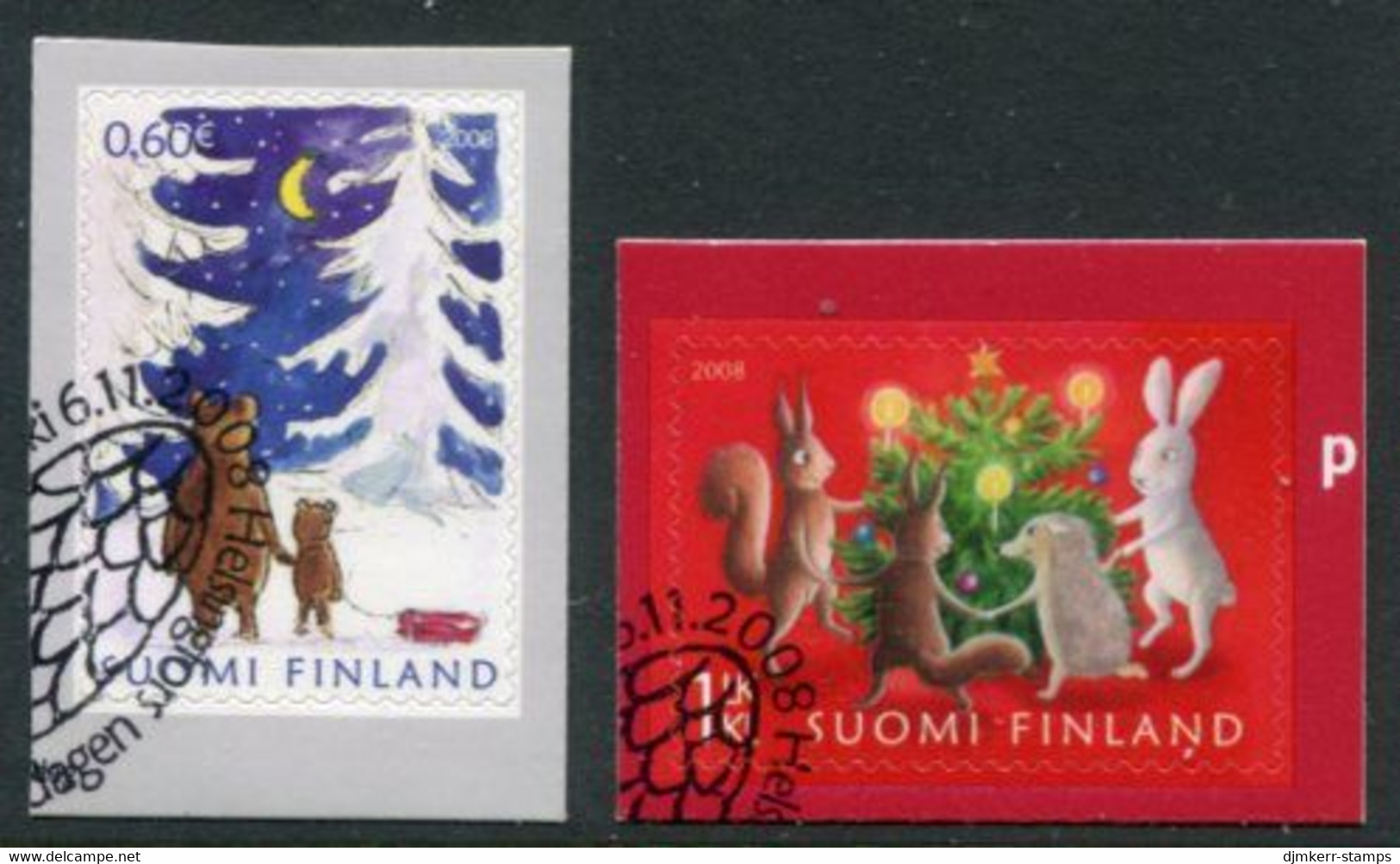 FINLAND 2008 Christmas Used.  Michel 1938-39 - Usati