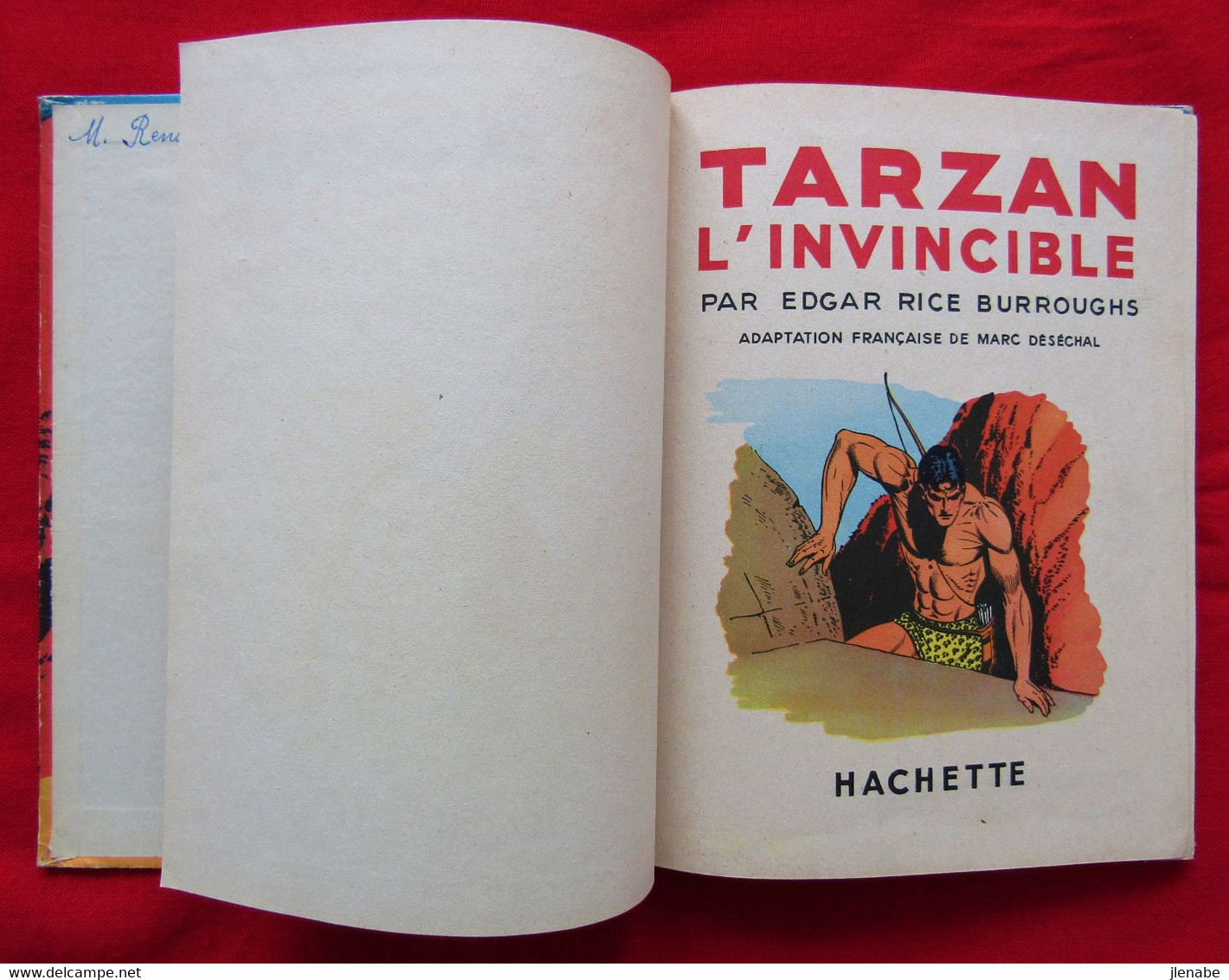 TARZAN L'INVINCIBLE Edition Originale De 1949 Par HOGARTH - Tarzan