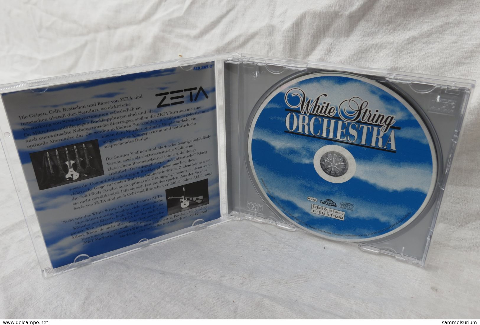 CD "White String Orchestra" Aktuelle Hits Im Modernen Streichersound - Instrumental