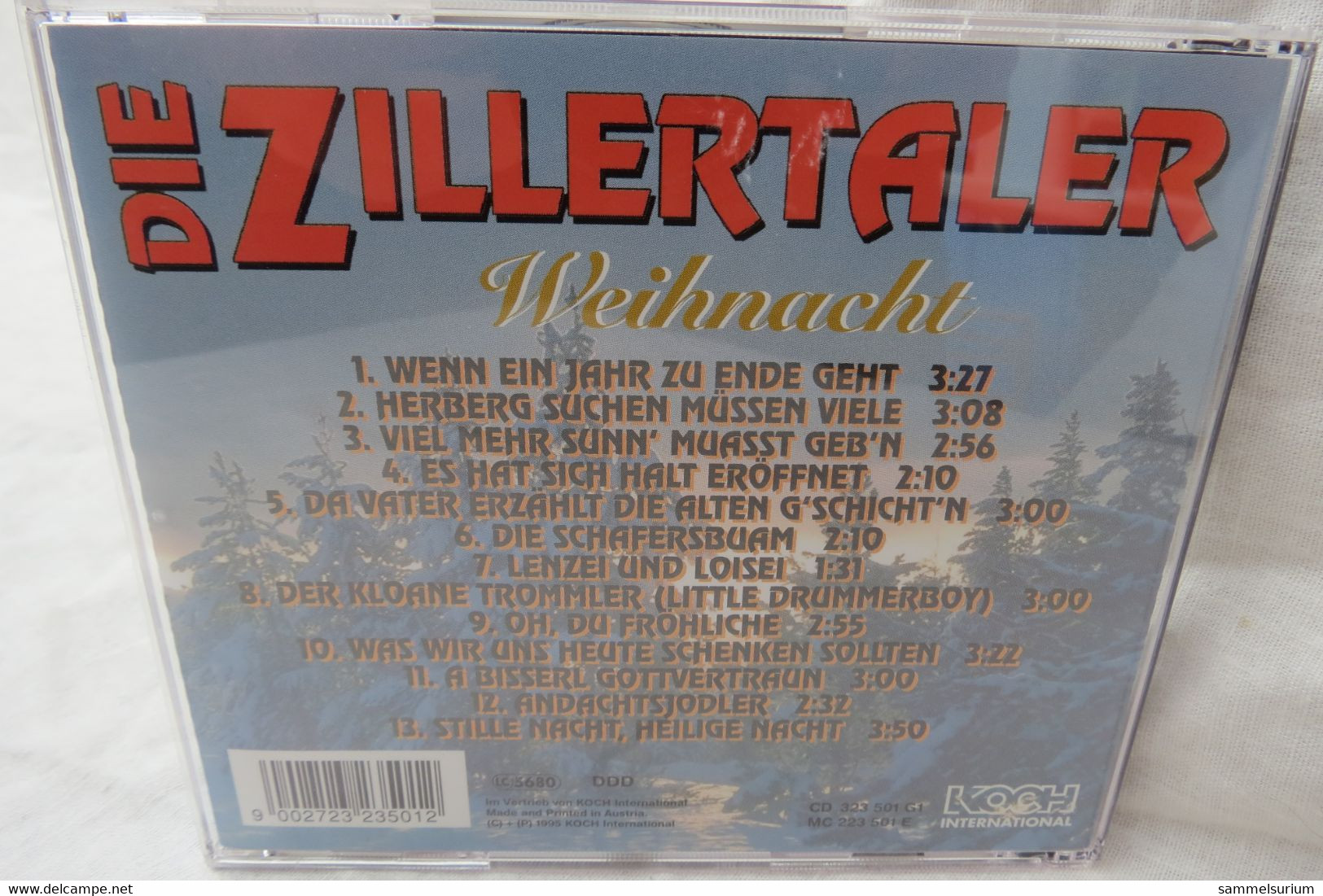 CD "Die Zillertaler" Weihnacht - Navidad