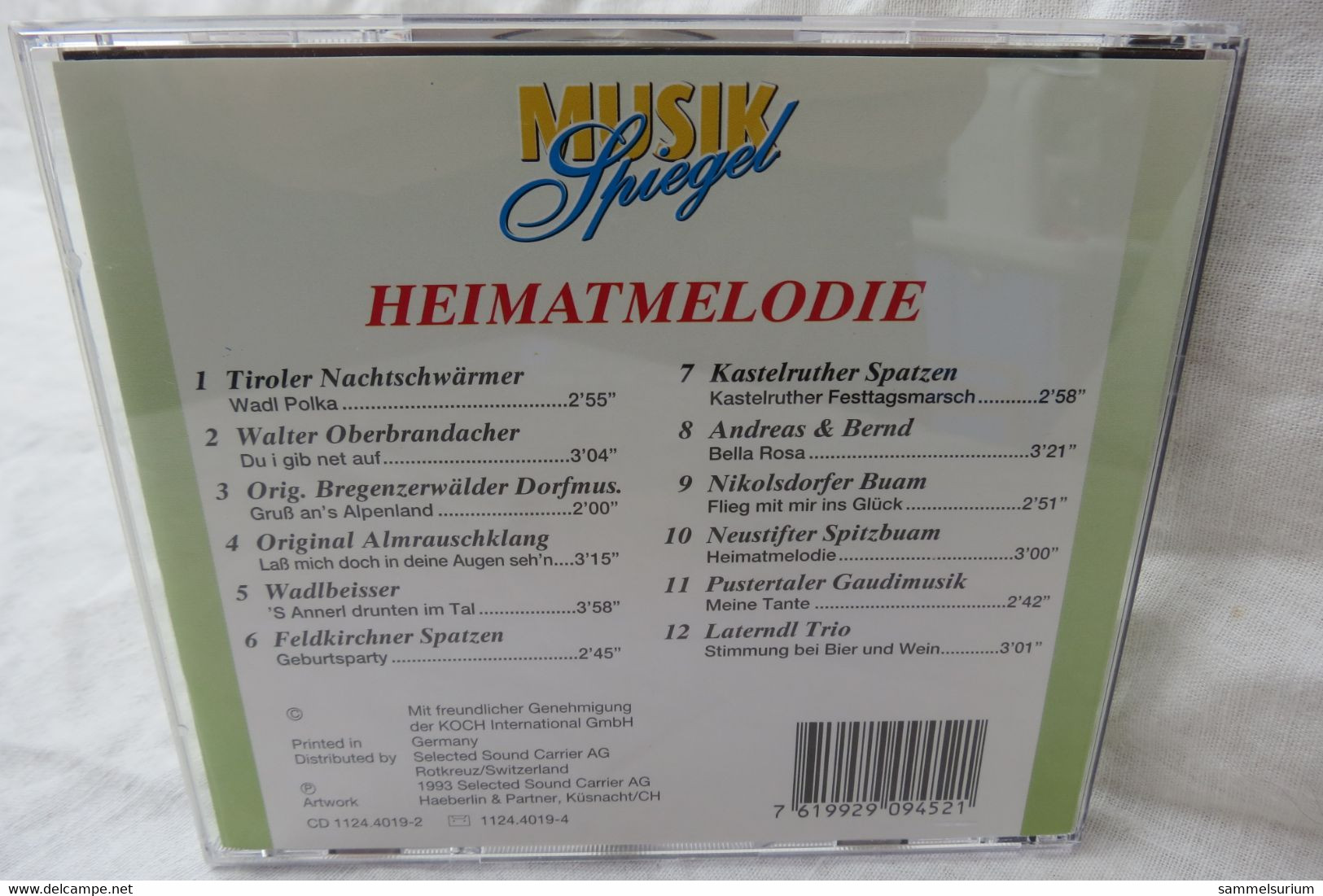 CD "Musik Spiegel Heimatmelodie" Div.Interpreten - Andere - Duitstalig