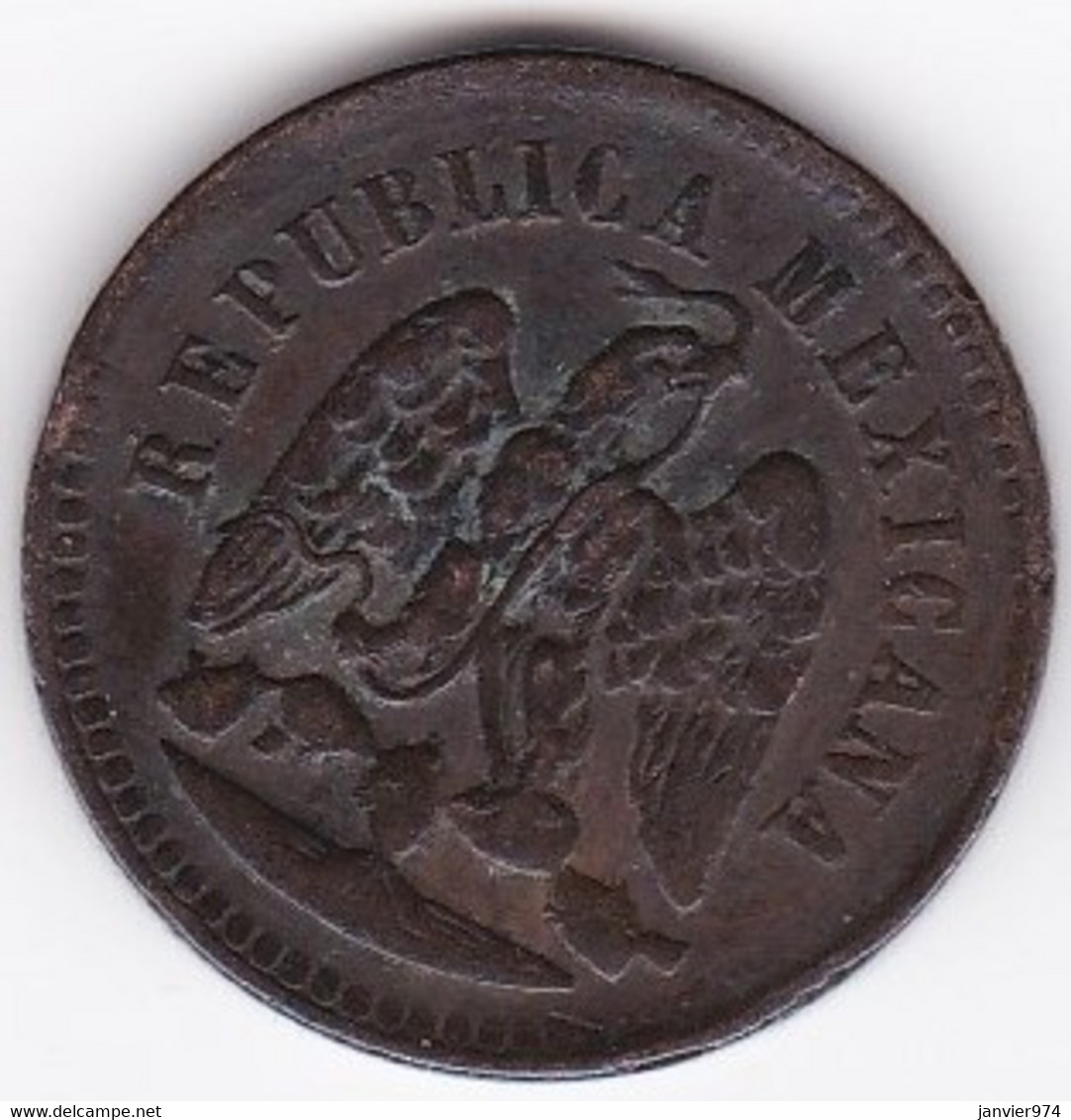 Mexique 1 Centavo 1889 Mo, En Cuivre, KM# 391 - Mexiko
