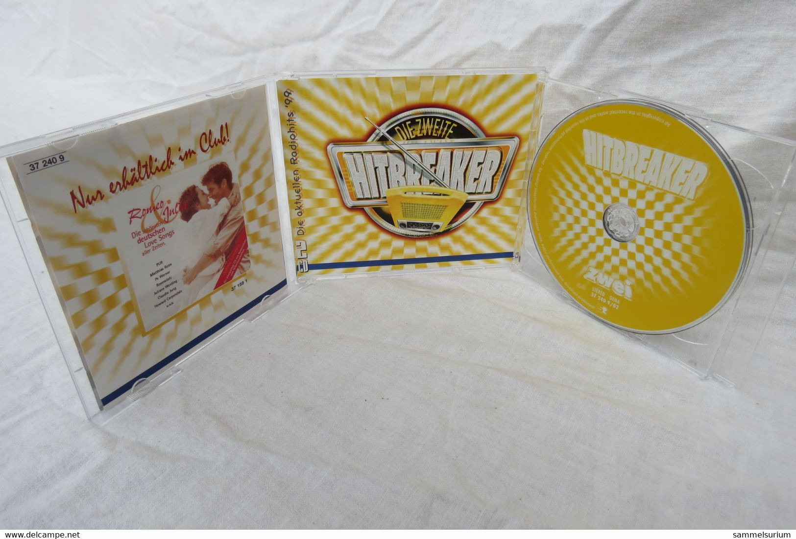 2 CDs "Die Zweite Hitbreaker" Die Aktuellen Radiohits '99 - Compilations
