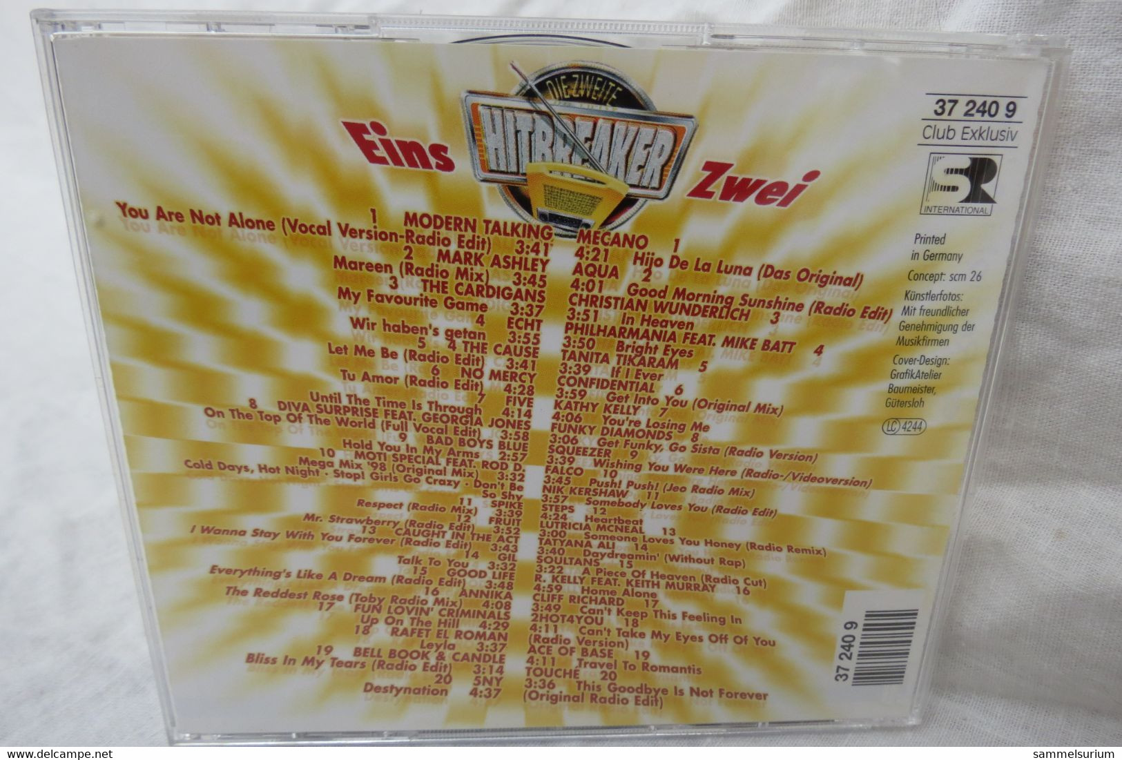 2 CDs "Die Zweite Hitbreaker" Die Aktuellen Radiohits '99 - Compilaties