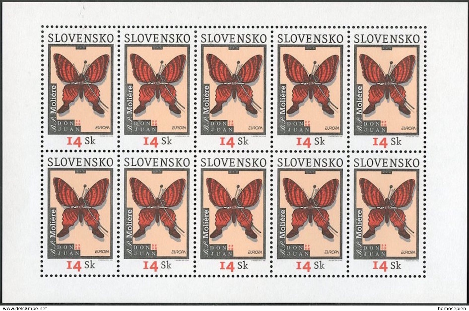 Slovaquie - Slovakia - Slowakei Bloc Feuillet 2003 Y&T N°F391 - Michel N°KB454 *** - 14k EUROPA - Blocks & Sheetlets